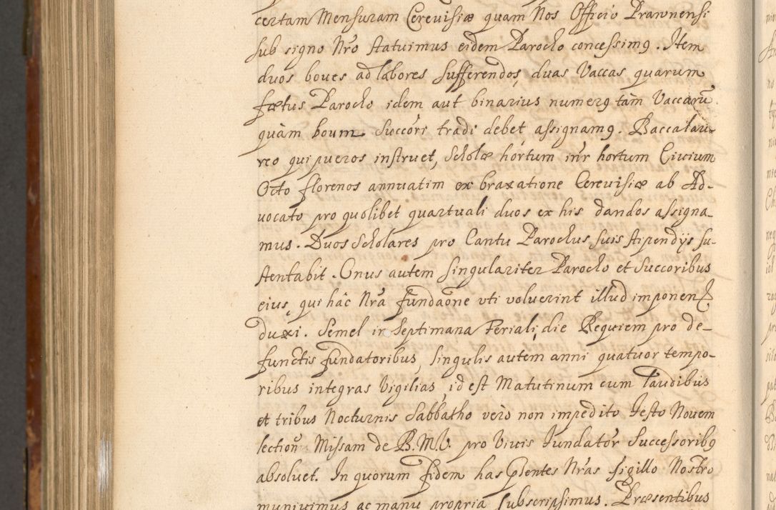 Zdjęcie nr 1073 dla obiektu archiwalnego: Acta actorum, decretorum, sententiarum, erectionum, fundationum, confirmationum, instiutionum, resignationum, constitutionum, provisionum, submissionum, quietationum, substitutionum, ordinationum, ingrossationum, prostestationum R. D. Andreae Trzebicki, episcopi Cracoviensis, ducis Severiae in a. D. 1658 et  1659 acticatorum. Volumen I 