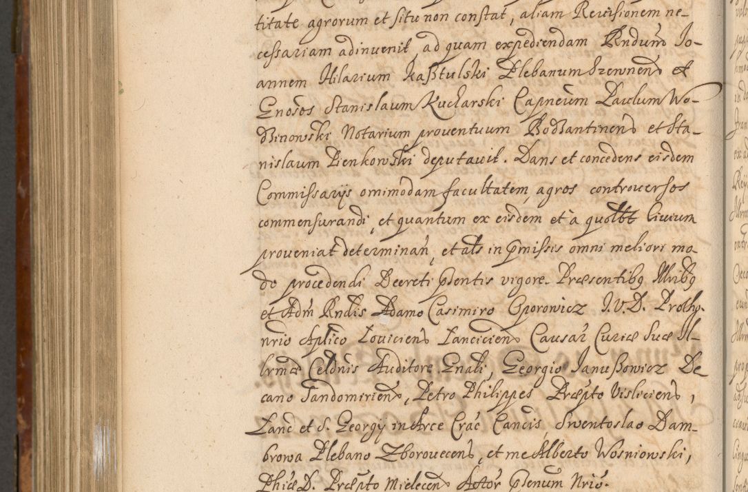 Zdjęcie nr 1067 dla obiektu archiwalnego: Acta actorum, decretorum, sententiarum, erectionum, fundationum, confirmationum, instiutionum, resignationum, constitutionum, provisionum, submissionum, quietationum, substitutionum, ordinationum, ingrossationum, prostestationum R. D. Andreae Trzebicki, episcopi Cracoviensis, ducis Severiae in a. D. 1658 et  1659 acticatorum. Volumen I 
