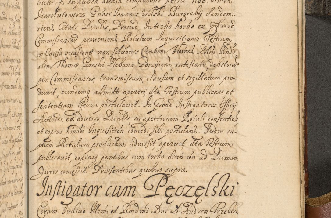 Zdjęcie nr 1064 dla obiektu archiwalnego: Acta actorum, decretorum, sententiarum, erectionum, fundationum, confirmationum, instiutionum, resignationum, constitutionum, provisionum, submissionum, quietationum, substitutionum, ordinationum, ingrossationum, prostestationum R. D. Andreae Trzebicki, episcopi Cracoviensis, ducis Severiae in a. D. 1658 et  1659 acticatorum. Volumen I 