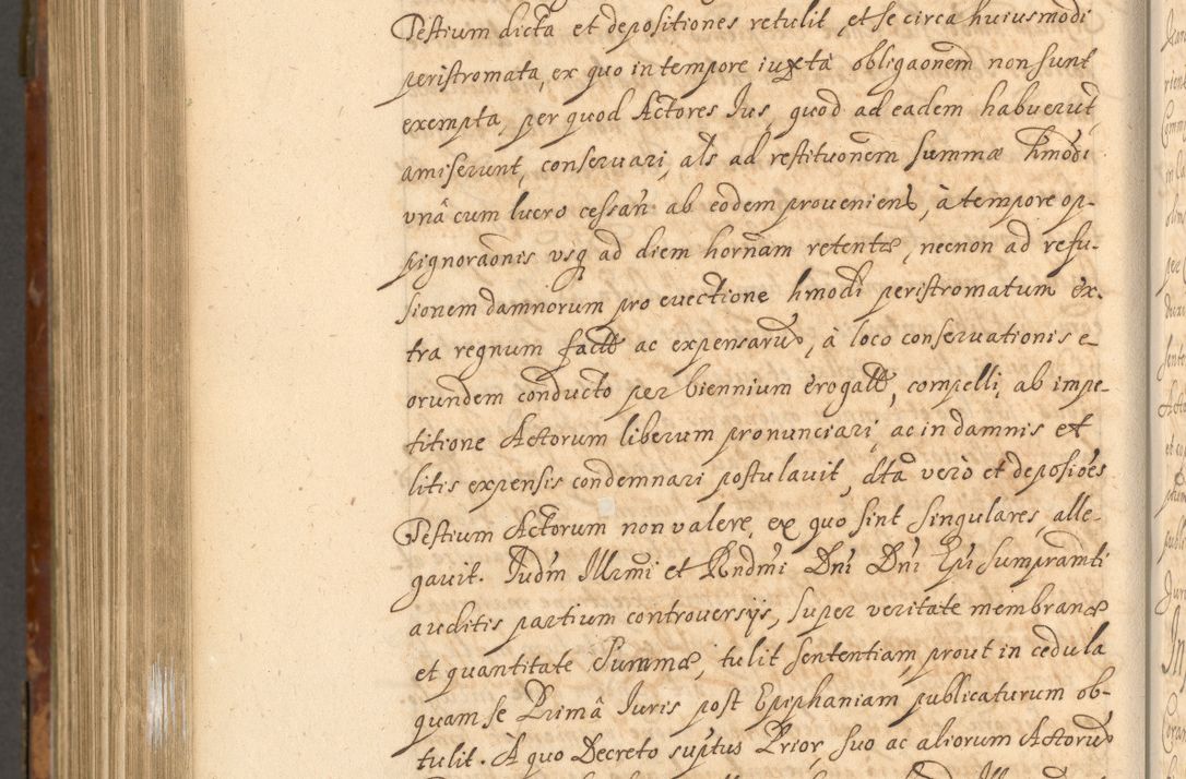 Zdjęcie nr 1063 dla obiektu archiwalnego: Acta actorum, decretorum, sententiarum, erectionum, fundationum, confirmationum, instiutionum, resignationum, constitutionum, provisionum, submissionum, quietationum, substitutionum, ordinationum, ingrossationum, prostestationum R. D. Andreae Trzebicki, episcopi Cracoviensis, ducis Severiae in a. D. 1658 et  1659 acticatorum. Volumen I 