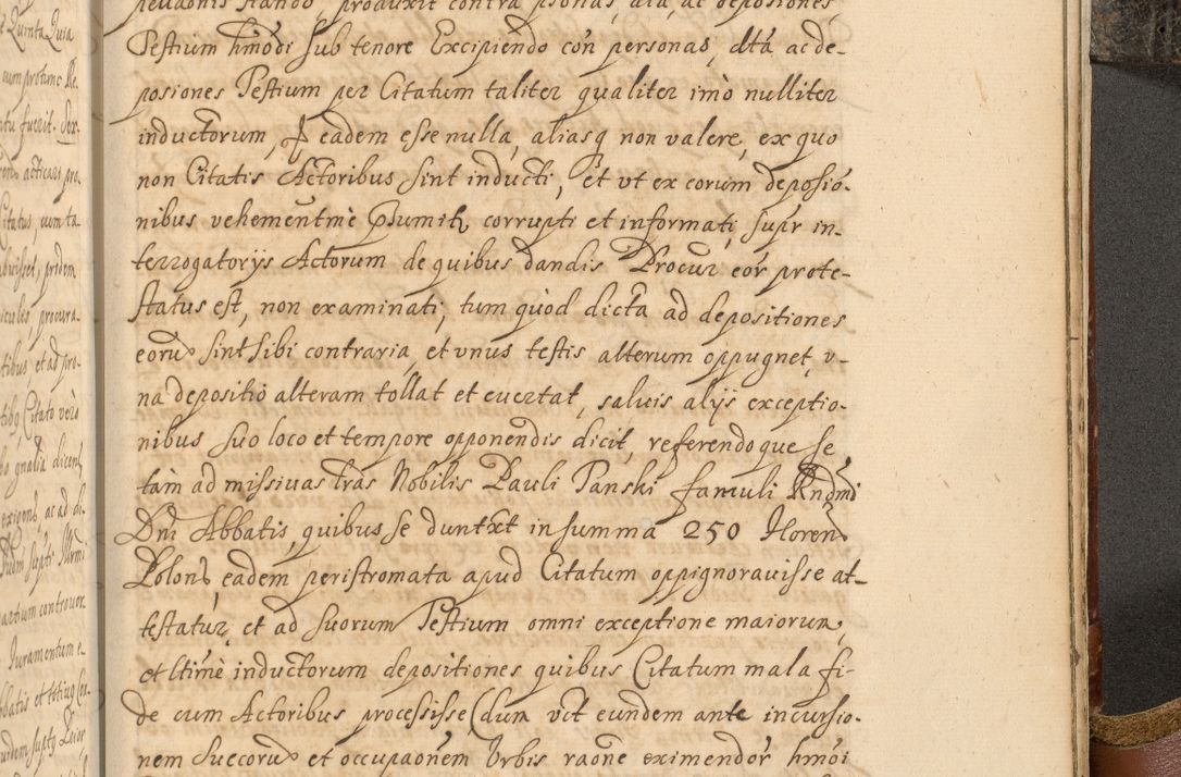 Zdjęcie nr 1062 dla obiektu archiwalnego: Acta actorum, decretorum, sententiarum, erectionum, fundationum, confirmationum, instiutionum, resignationum, constitutionum, provisionum, submissionum, quietationum, substitutionum, ordinationum, ingrossationum, prostestationum R. D. Andreae Trzebicki, episcopi Cracoviensis, ducis Severiae in a. D. 1658 et  1659 acticatorum. Volumen I 