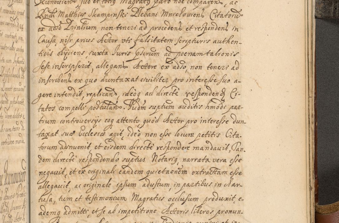 Zdjęcie nr 1056 dla obiektu archiwalnego: Acta actorum, decretorum, sententiarum, erectionum, fundationum, confirmationum, instiutionum, resignationum, constitutionum, provisionum, submissionum, quietationum, substitutionum, ordinationum, ingrossationum, prostestationum R. D. Andreae Trzebicki, episcopi Cracoviensis, ducis Severiae in a. D. 1658 et  1659 acticatorum. Volumen I 