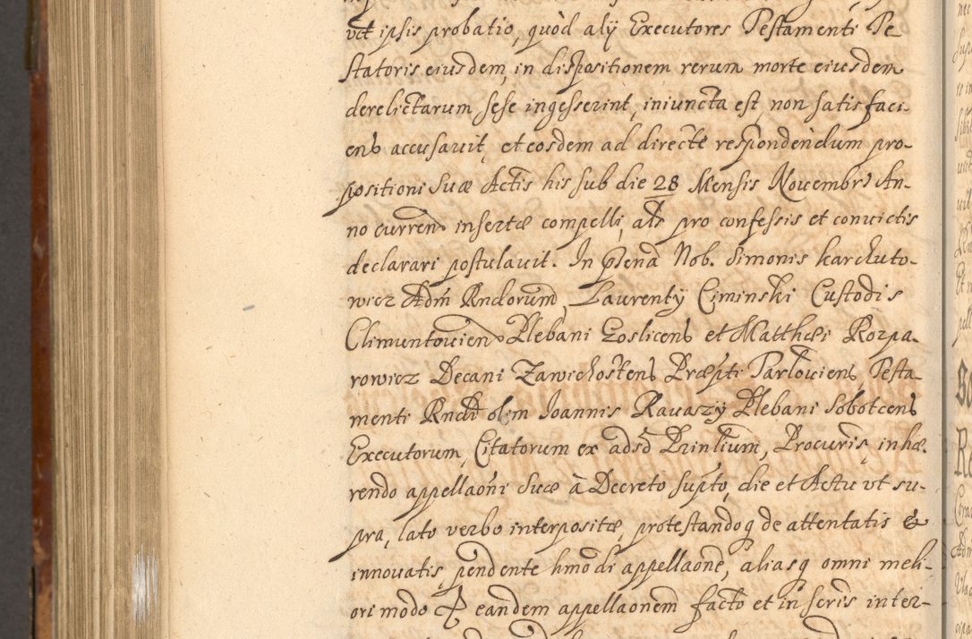 Zdjęcie nr 1043 dla obiektu archiwalnego: Acta actorum, decretorum, sententiarum, erectionum, fundationum, confirmationum, instiutionum, resignationum, constitutionum, provisionum, submissionum, quietationum, substitutionum, ordinationum, ingrossationum, prostestationum R. D. Andreae Trzebicki, episcopi Cracoviensis, ducis Severiae in a. D. 1658 et  1659 acticatorum. Volumen I 