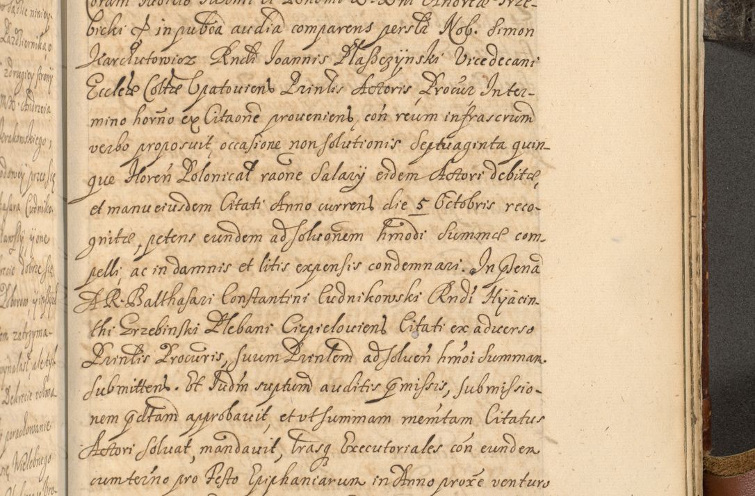 Zdjęcie nr 1042 dla obiektu archiwalnego: Acta actorum, decretorum, sententiarum, erectionum, fundationum, confirmationum, instiutionum, resignationum, constitutionum, provisionum, submissionum, quietationum, substitutionum, ordinationum, ingrossationum, prostestationum R. D. Andreae Trzebicki, episcopi Cracoviensis, ducis Severiae in a. D. 1658 et  1659 acticatorum. Volumen I 