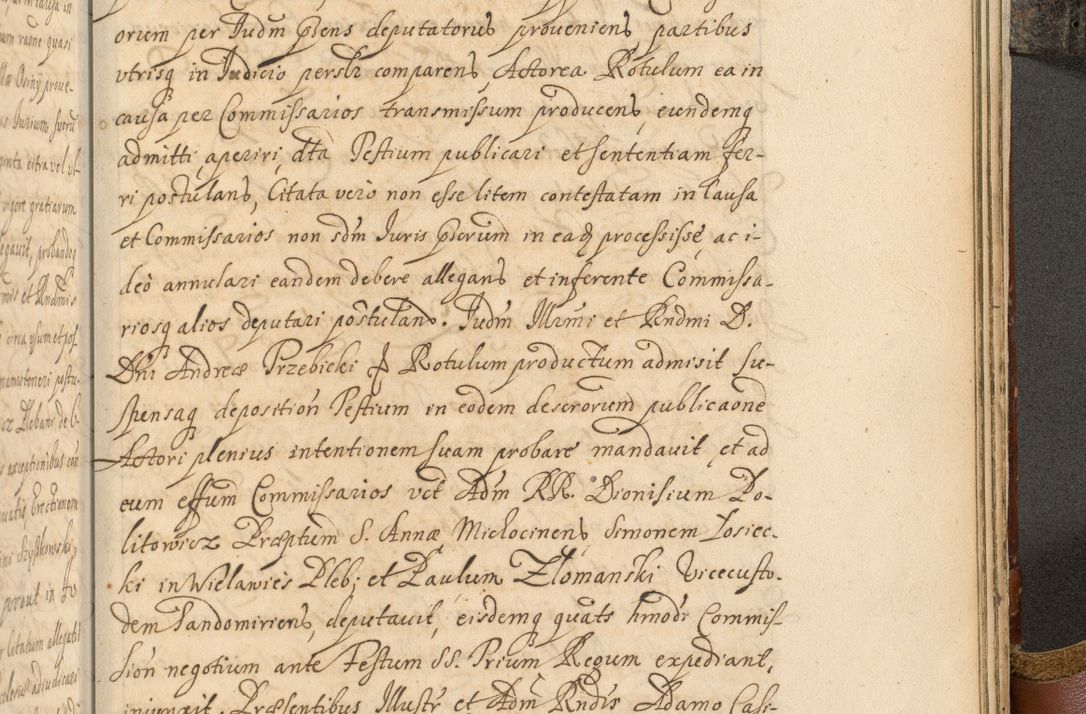 Zdjęcie nr 1032 dla obiektu archiwalnego: Acta actorum, decretorum, sententiarum, erectionum, fundationum, confirmationum, instiutionum, resignationum, constitutionum, provisionum, submissionum, quietationum, substitutionum, ordinationum, ingrossationum, prostestationum R. D. Andreae Trzebicki, episcopi Cracoviensis, ducis Severiae in a. D. 1658 et  1659 acticatorum. Volumen I 