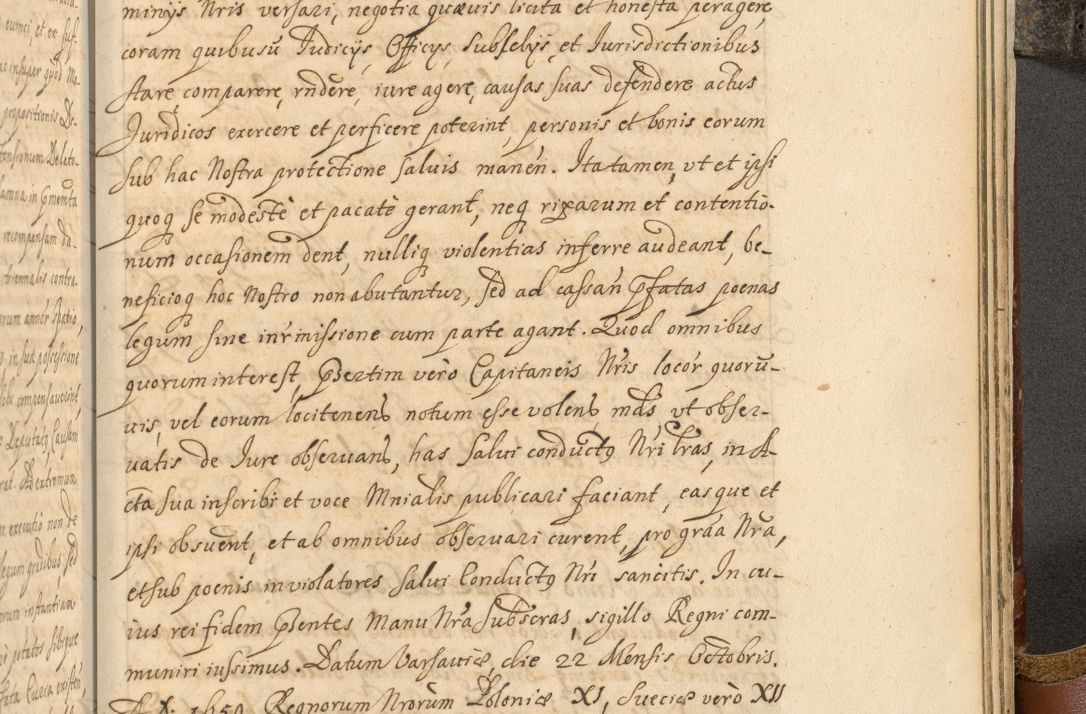 Zdjęcie nr 1030 dla obiektu archiwalnego: Acta actorum, decretorum, sententiarum, erectionum, fundationum, confirmationum, instiutionum, resignationum, constitutionum, provisionum, submissionum, quietationum, substitutionum, ordinationum, ingrossationum, prostestationum R. D. Andreae Trzebicki, episcopi Cracoviensis, ducis Severiae in a. D. 1658 et  1659 acticatorum. Volumen I 
