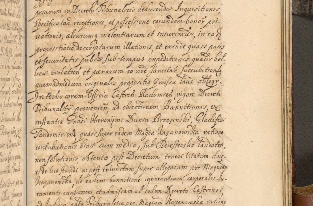 Zdjęcie nr 1026 dla obiektu archiwalnego: Acta actorum, decretorum, sententiarum, erectionum, fundationum, confirmationum, instiutionum, resignationum, constitutionum, provisionum, submissionum, quietationum, substitutionum, ordinationum, ingrossationum, prostestationum R. D. Andreae Trzebicki, episcopi Cracoviensis, ducis Severiae in a. D. 1658 et  1659 acticatorum. Volumen I 