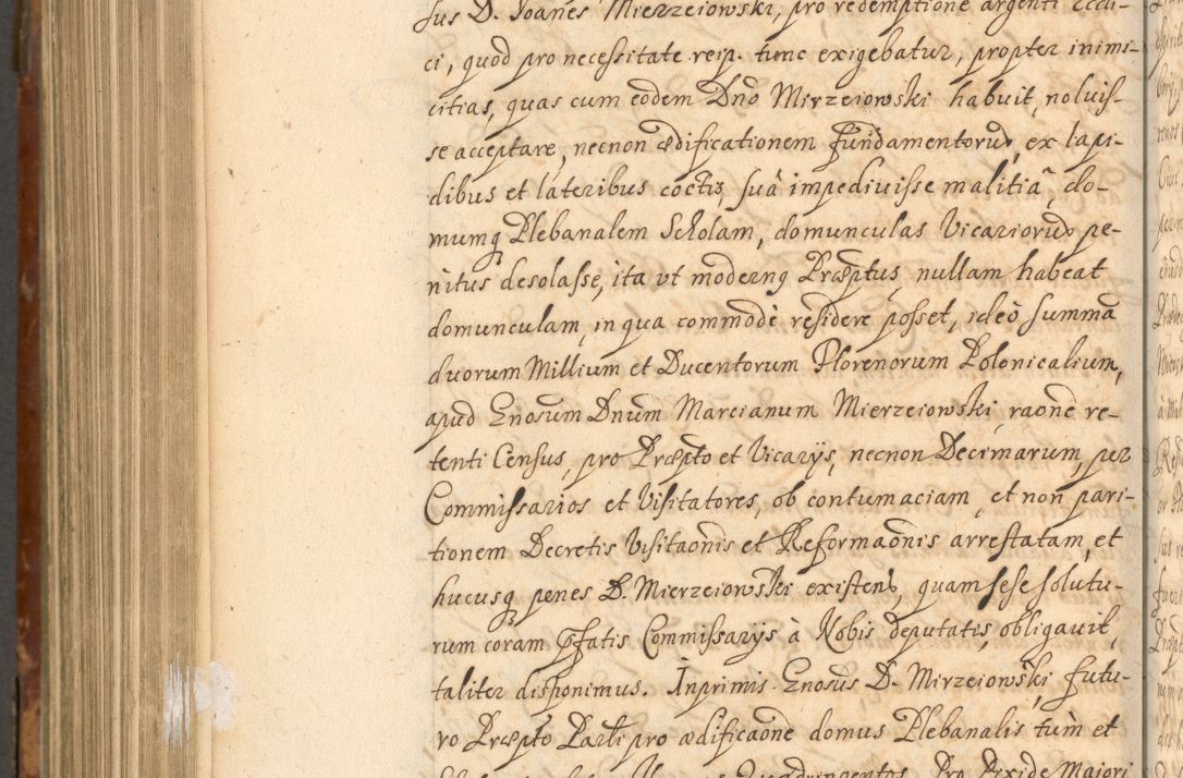 Zdjęcie nr 1021 dla obiektu archiwalnego: Acta actorum, decretorum, sententiarum, erectionum, fundationum, confirmationum, instiutionum, resignationum, constitutionum, provisionum, submissionum, quietationum, substitutionum, ordinationum, ingrossationum, prostestationum R. D. Andreae Trzebicki, episcopi Cracoviensis, ducis Severiae in a. D. 1658 et  1659 acticatorum. Volumen I 