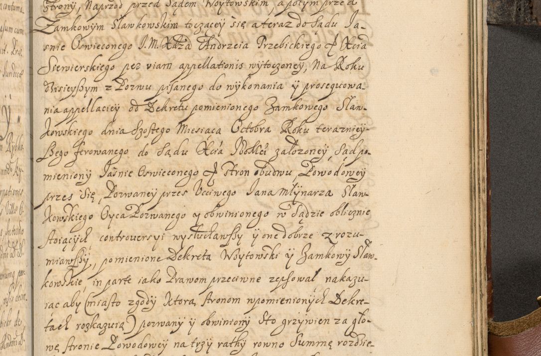 Zdjęcie nr 1014 dla obiektu archiwalnego: Acta actorum, decretorum, sententiarum, erectionum, fundationum, confirmationum, instiutionum, resignationum, constitutionum, provisionum, submissionum, quietationum, substitutionum, ordinationum, ingrossationum, prostestationum R. D. Andreae Trzebicki, episcopi Cracoviensis, ducis Severiae in a. D. 1658 et  1659 acticatorum. Volumen I 