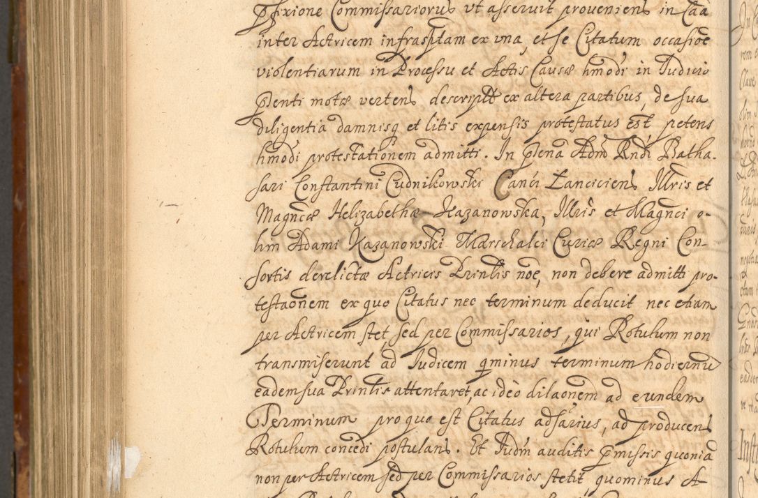 Zdjęcie nr 999 dla obiektu archiwalnego: Acta actorum, decretorum, sententiarum, erectionum, fundationum, confirmationum, instiutionum, resignationum, constitutionum, provisionum, submissionum, quietationum, substitutionum, ordinationum, ingrossationum, prostestationum R. D. Andreae Trzebicki, episcopi Cracoviensis, ducis Severiae in a. D. 1658 et  1659 acticatorum. Volumen I 