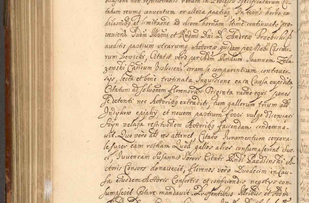 Zdjęcie nr 993 dla obiektu archiwalnego: Acta actorum, decretorum, sententiarum, erectionum, fundationum, confirmationum, instiutionum, resignationum, constitutionum, provisionum, submissionum, quietationum, substitutionum, ordinationum, ingrossationum, prostestationum R. D. Andreae Trzebicki, episcopi Cracoviensis, ducis Severiae in a. D. 1658 et  1659 acticatorum. Volumen I 