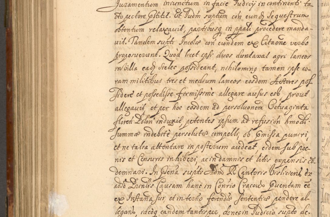 Zdjęcie nr 987 dla obiektu archiwalnego: Acta actorum, decretorum, sententiarum, erectionum, fundationum, confirmationum, instiutionum, resignationum, constitutionum, provisionum, submissionum, quietationum, substitutionum, ordinationum, ingrossationum, prostestationum R. D. Andreae Trzebicki, episcopi Cracoviensis, ducis Severiae in a. D. 1658 et  1659 acticatorum. Volumen I 