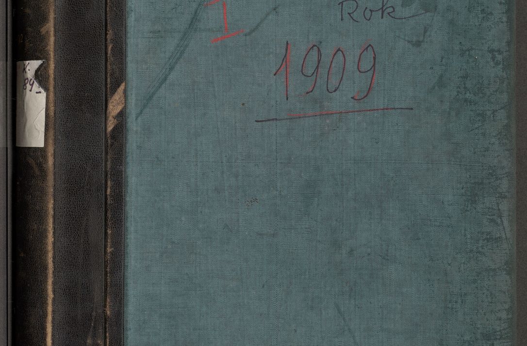 Zdjęcie nr 1 dla obiektu archiwalnego: Protocollum 1909, cz. I