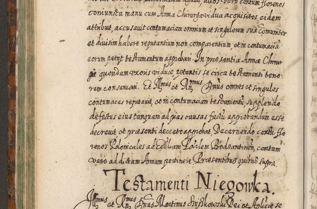 Zdjęcie nr 207 dla obiektu archiwalnego: Acta actorum, causarum spiritualium, civilium, criminalium, obligationum, quietationum, inscpritionum, cessionum, decimarum, testamentorum R. D. Martini Szyszkowski, episcopi Cracoviensis, ducis Severiensis in annis 1624 - 1626. Tomus tertius.