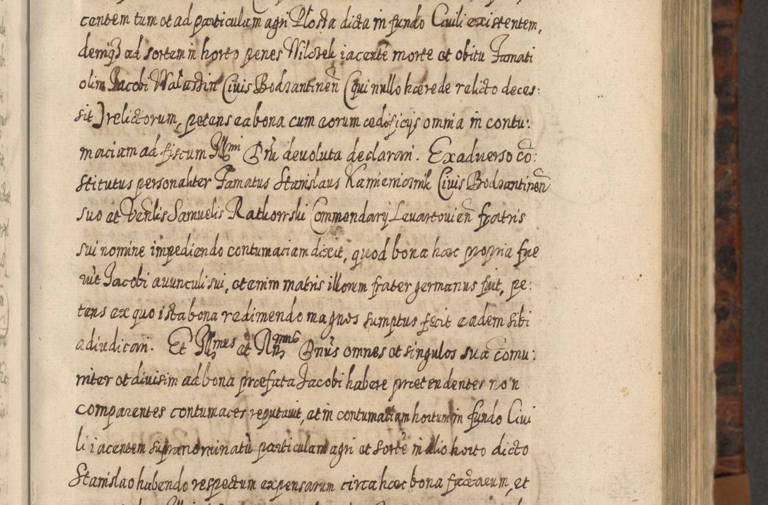 Zdjęcie nr 204 dla obiektu archiwalnego: Acta actorum, causarum spiritualium, civilium, criminalium, obligationum, quietationum, inscpritionum, cessionum, decimarum, testamentorum R. D. Martini Szyszkowski, episcopi Cracoviensis, ducis Severiensis in annis 1624 - 1626. Tomus tertius.