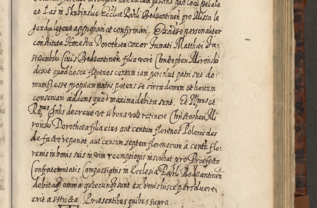 Zdjęcie nr 206 dla obiektu archiwalnego: Acta actorum, causarum spiritualium, civilium, criminalium, obligationum, quietationum, inscpritionum, cessionum, decimarum, testamentorum R. D. Martini Szyszkowski, episcopi Cracoviensis, ducis Severiensis in annis 1624 - 1626. Tomus tertius.
