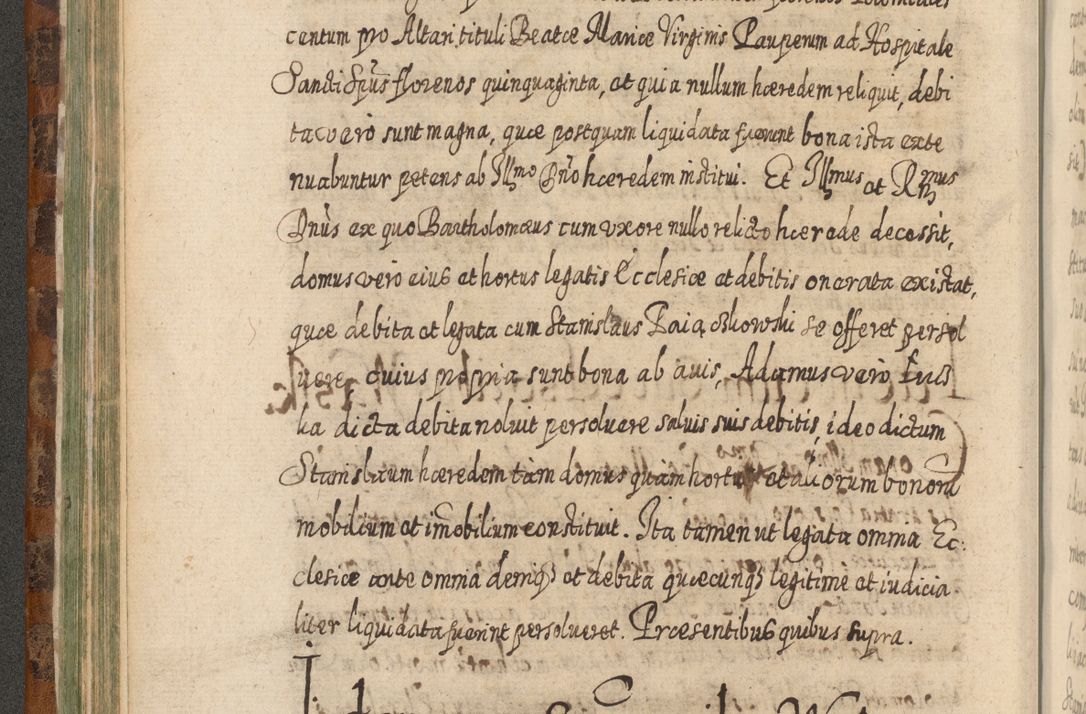 Zdjęcie nr 203 dla obiektu archiwalnego: Acta actorum, causarum spiritualium, civilium, criminalium, obligationum, quietationum, inscpritionum, cessionum, decimarum, testamentorum R. D. Martini Szyszkowski, episcopi Cracoviensis, ducis Severiensis in annis 1624 - 1626. Tomus tertius.