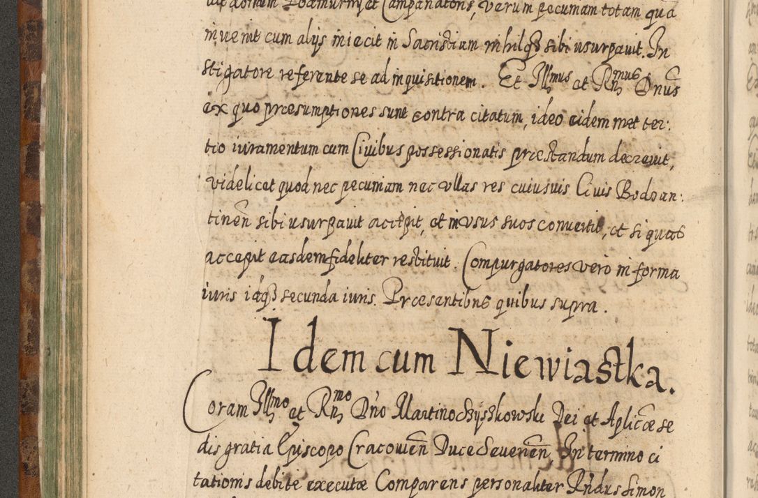 Zdjęcie nr 195 dla obiektu archiwalnego: Acta actorum, causarum spiritualium, civilium, criminalium, obligationum, quietationum, inscpritionum, cessionum, decimarum, testamentorum R. D. Martini Szyszkowski, episcopi Cracoviensis, ducis Severiensis in annis 1624 - 1626. Tomus tertius.