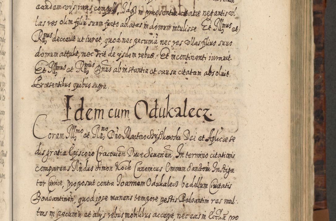 Zdjęcie nr 192 dla obiektu archiwalnego: Acta actorum, causarum spiritualium, civilium, criminalium, obligationum, quietationum, inscpritionum, cessionum, decimarum, testamentorum R. D. Martini Szyszkowski, episcopi Cracoviensis, ducis Severiensis in annis 1624 - 1626. Tomus tertius.