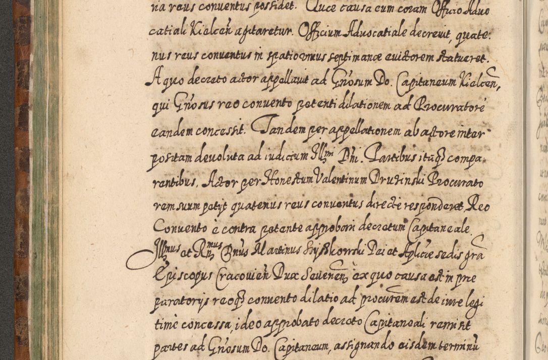 Zdjęcie nr 189 dla obiektu archiwalnego: Acta actorum, causarum spiritualium, civilium, criminalium, obligationum, quietationum, inscpritionum, cessionum, decimarum, testamentorum R. D. Martini Szyszkowski, episcopi Cracoviensis, ducis Severiensis in annis 1624 - 1626. Tomus tertius.