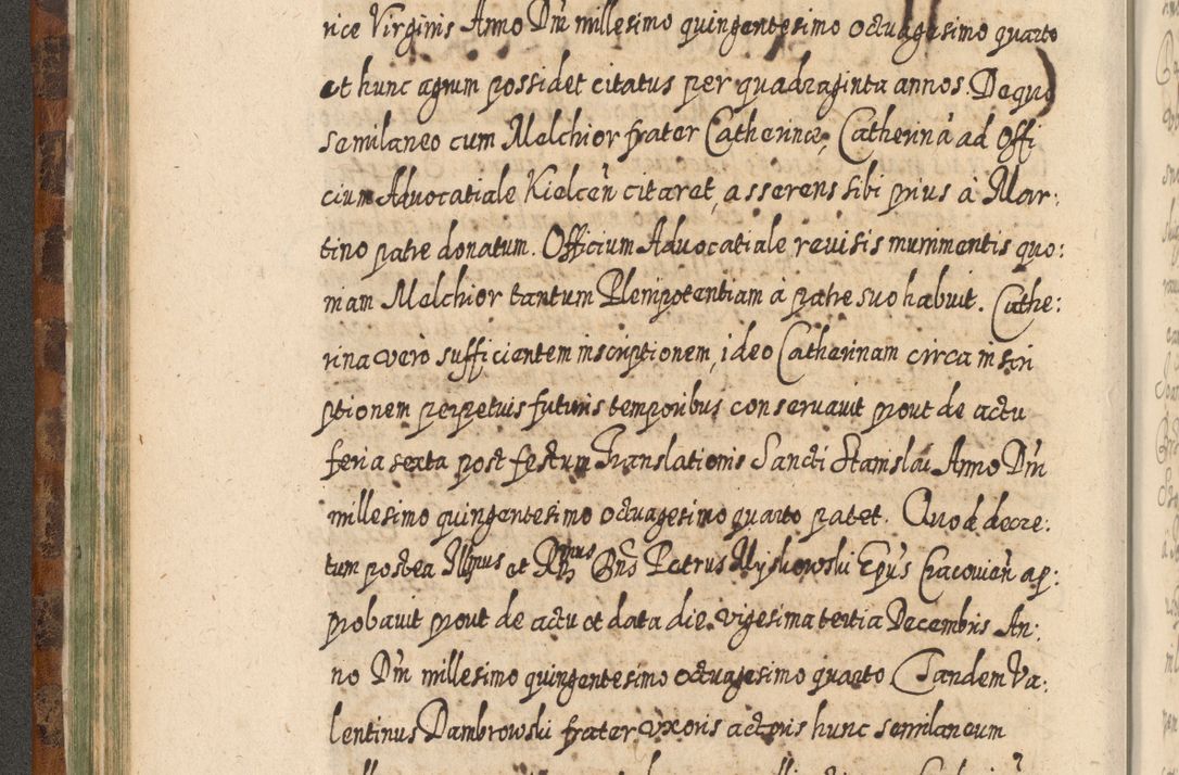 Zdjęcie nr 183 dla obiektu archiwalnego: Acta actorum, causarum spiritualium, civilium, criminalium, obligationum, quietationum, inscpritionum, cessionum, decimarum, testamentorum R. D. Martini Szyszkowski, episcopi Cracoviensis, ducis Severiensis in annis 1624 - 1626. Tomus tertius.