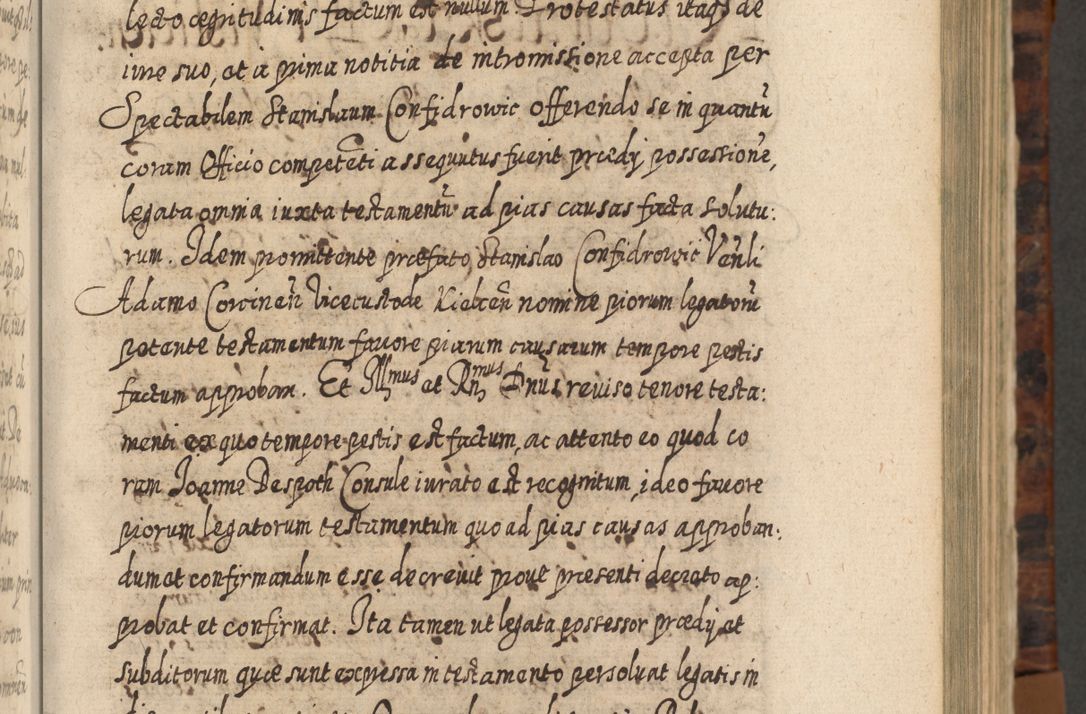 Zdjęcie nr 180 dla obiektu archiwalnego: Acta actorum, causarum spiritualium, civilium, criminalium, obligationum, quietationum, inscpritionum, cessionum, decimarum, testamentorum R. D. Martini Szyszkowski, episcopi Cracoviensis, ducis Severiensis in annis 1624 - 1626. Tomus tertius.