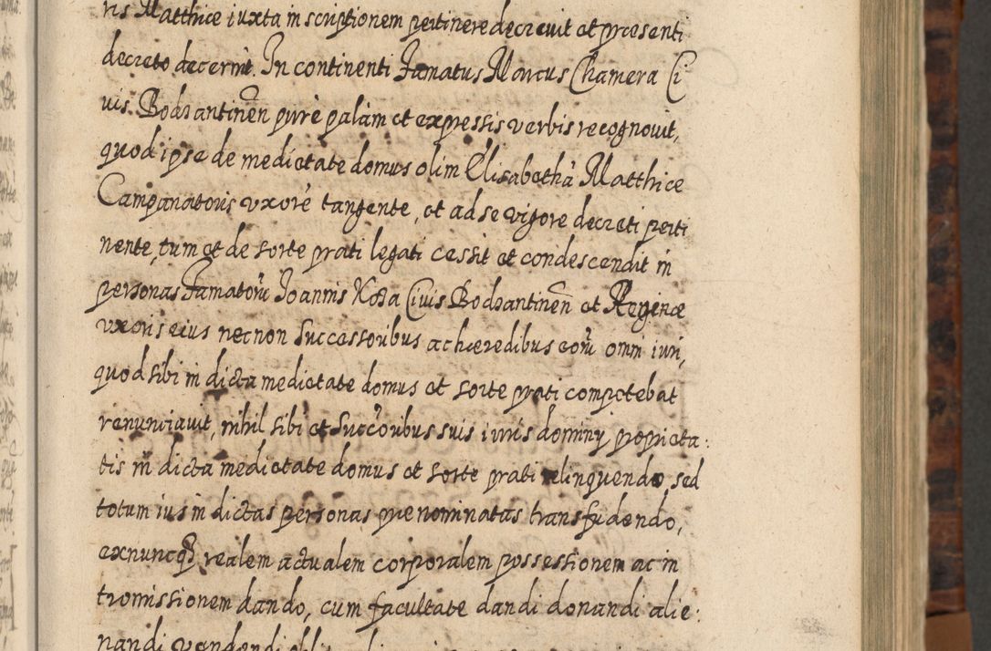Zdjęcie nr 170 dla obiektu archiwalnego: Acta actorum, causarum spiritualium, civilium, criminalium, obligationum, quietationum, inscpritionum, cessionum, decimarum, testamentorum R. D. Martini Szyszkowski, episcopi Cracoviensis, ducis Severiensis in annis 1624 - 1626. Tomus tertius.