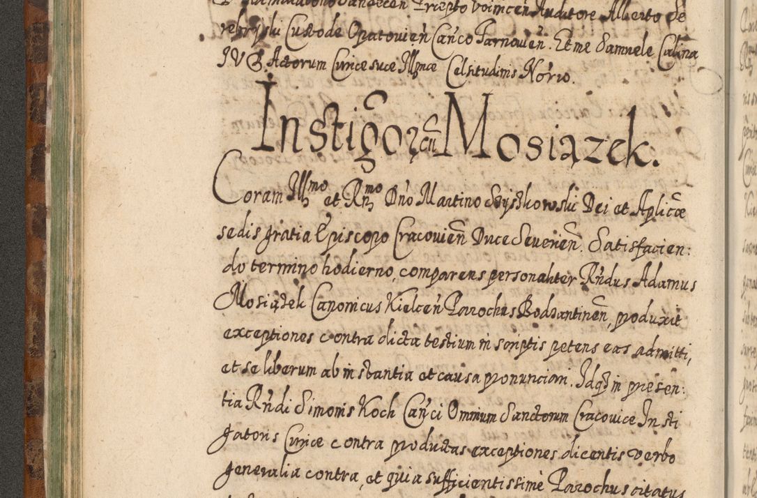 Zdjęcie nr 165 dla obiektu archiwalnego: Acta actorum, causarum spiritualium, civilium, criminalium, obligationum, quietationum, inscpritionum, cessionum, decimarum, testamentorum R. D. Martini Szyszkowski, episcopi Cracoviensis, ducis Severiensis in annis 1624 - 1626. Tomus tertius.