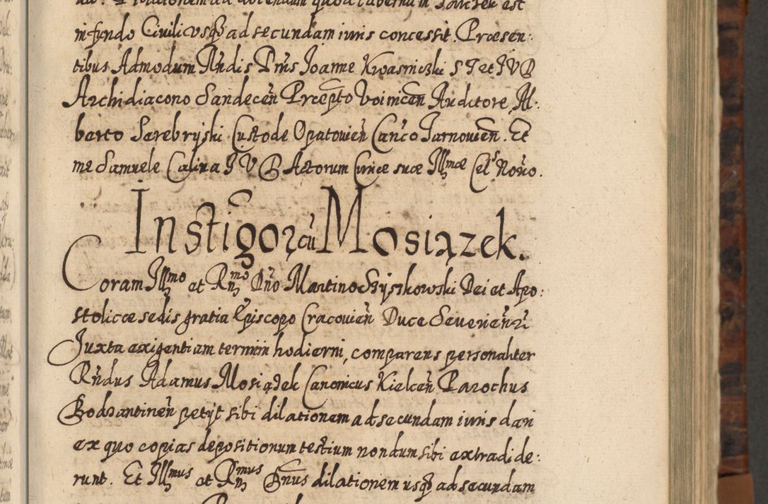 Zdjęcie nr 160 dla obiektu archiwalnego: Acta actorum, causarum spiritualium, civilium, criminalium, obligationum, quietationum, inscpritionum, cessionum, decimarum, testamentorum R. D. Martini Szyszkowski, episcopi Cracoviensis, ducis Severiensis in annis 1624 - 1626. Tomus tertius.