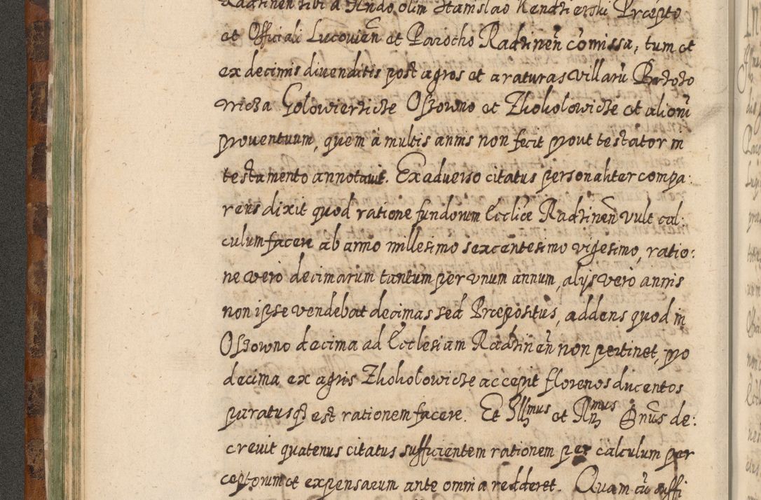 Zdjęcie nr 163 dla obiektu archiwalnego: Acta actorum, causarum spiritualium, civilium, criminalium, obligationum, quietationum, inscpritionum, cessionum, decimarum, testamentorum R. D. Martini Szyszkowski, episcopi Cracoviensis, ducis Severiensis in annis 1624 - 1626. Tomus tertius.