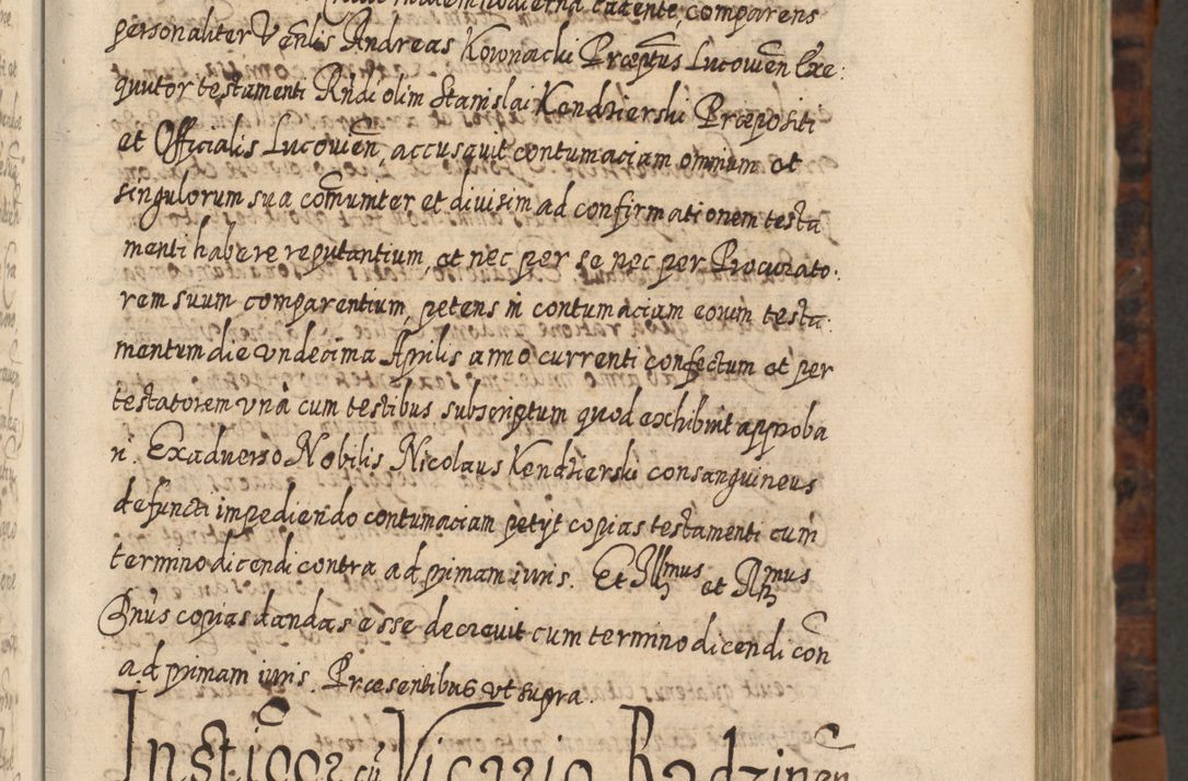 Zdjęcie nr 162 dla obiektu archiwalnego: Acta actorum, causarum spiritualium, civilium, criminalium, obligationum, quietationum, inscpritionum, cessionum, decimarum, testamentorum R. D. Martini Szyszkowski, episcopi Cracoviensis, ducis Severiensis in annis 1624 - 1626. Tomus tertius.