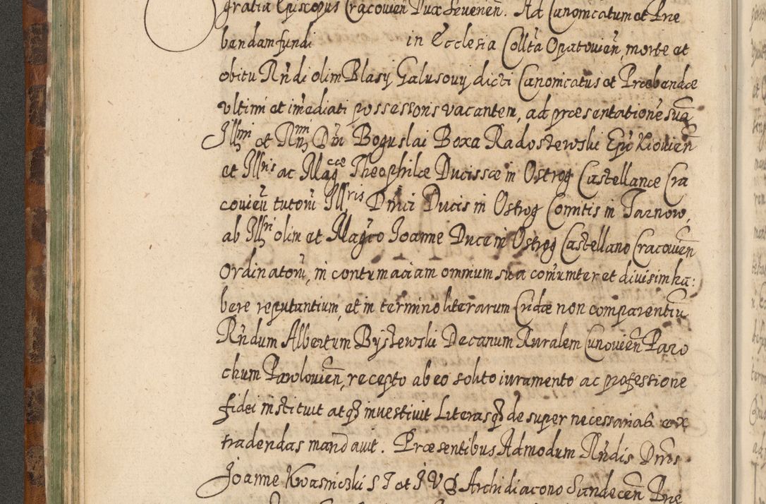 Zdjęcie nr 161 dla obiektu archiwalnego: Acta actorum, causarum spiritualium, civilium, criminalium, obligationum, quietationum, inscpritionum, cessionum, decimarum, testamentorum R. D. Martini Szyszkowski, episcopi Cracoviensis, ducis Severiensis in annis 1624 - 1626. Tomus tertius.