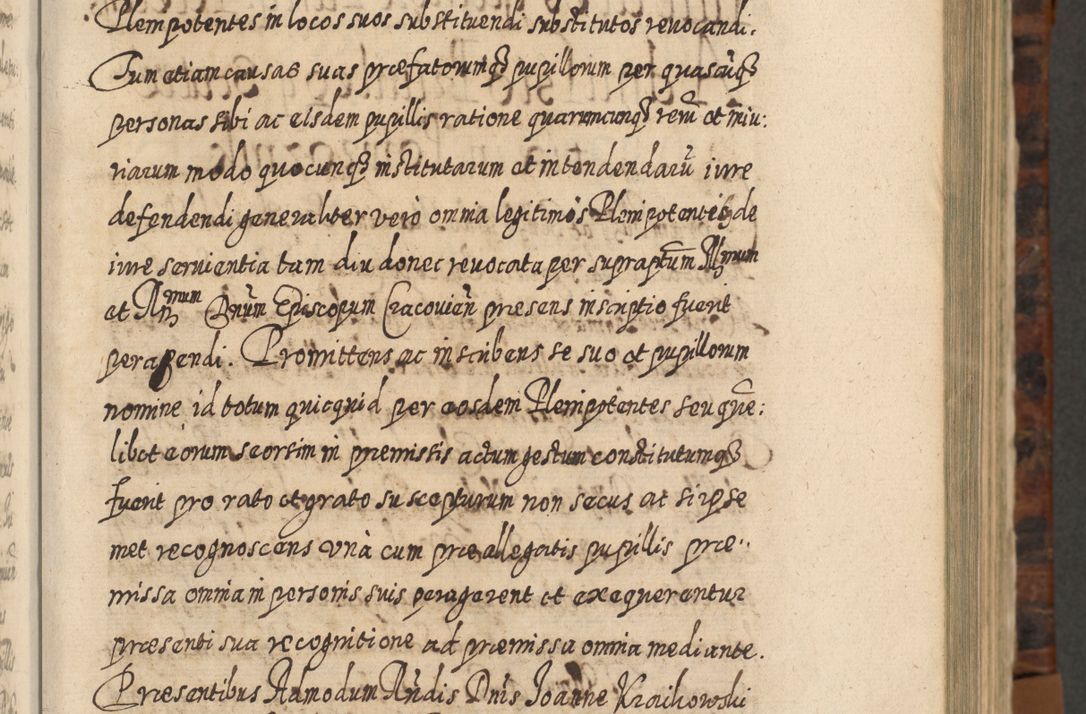 Zdjęcie nr 154 dla obiektu archiwalnego: Acta actorum, causarum spiritualium, civilium, criminalium, obligationum, quietationum, inscpritionum, cessionum, decimarum, testamentorum R. D. Martini Szyszkowski, episcopi Cracoviensis, ducis Severiensis in annis 1624 - 1626. Tomus tertius.