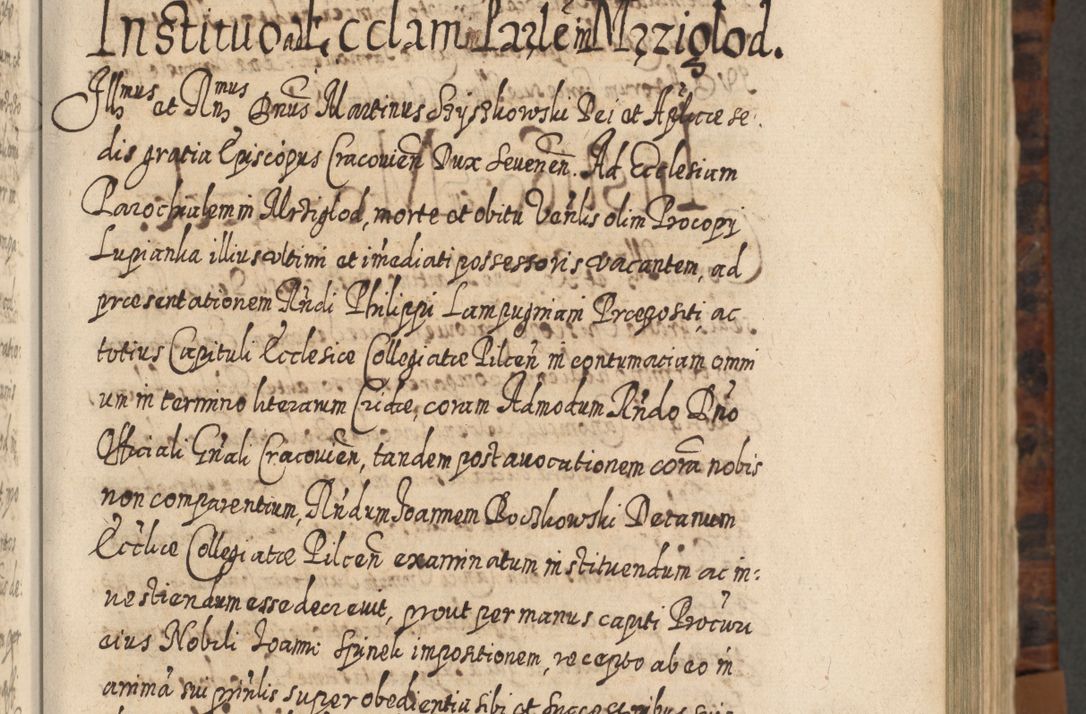 Zdjęcie nr 164 dla obiektu archiwalnego: Acta actorum, causarum spiritualium, civilium, criminalium, obligationum, quietationum, inscpritionum, cessionum, decimarum, testamentorum R. D. Martini Szyszkowski, episcopi Cracoviensis, ducis Severiensis in annis 1624 - 1626. Tomus tertius.