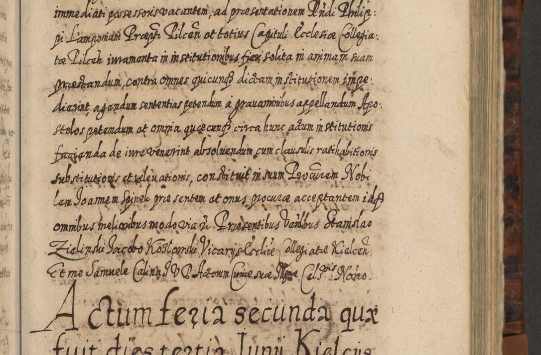 Zdjęcie nr 152 dla obiektu archiwalnego: Acta actorum, causarum spiritualium, civilium, criminalium, obligationum, quietationum, inscpritionum, cessionum, decimarum, testamentorum R. D. Martini Szyszkowski, episcopi Cracoviensis, ducis Severiensis in annis 1624 - 1626. Tomus tertius.