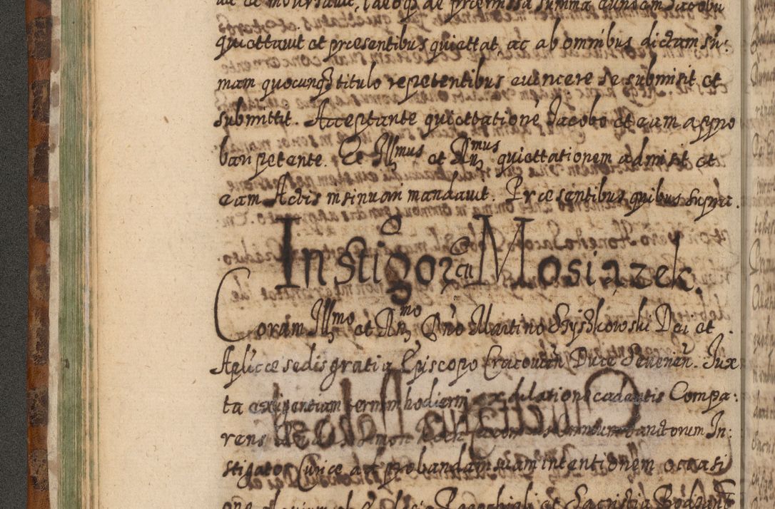 Zdjęcie nr 145 dla obiektu archiwalnego: Acta actorum, causarum spiritualium, civilium, criminalium, obligationum, quietationum, inscpritionum, cessionum, decimarum, testamentorum R. D. Martini Szyszkowski, episcopi Cracoviensis, ducis Severiensis in annis 1624 - 1626. Tomus tertius.