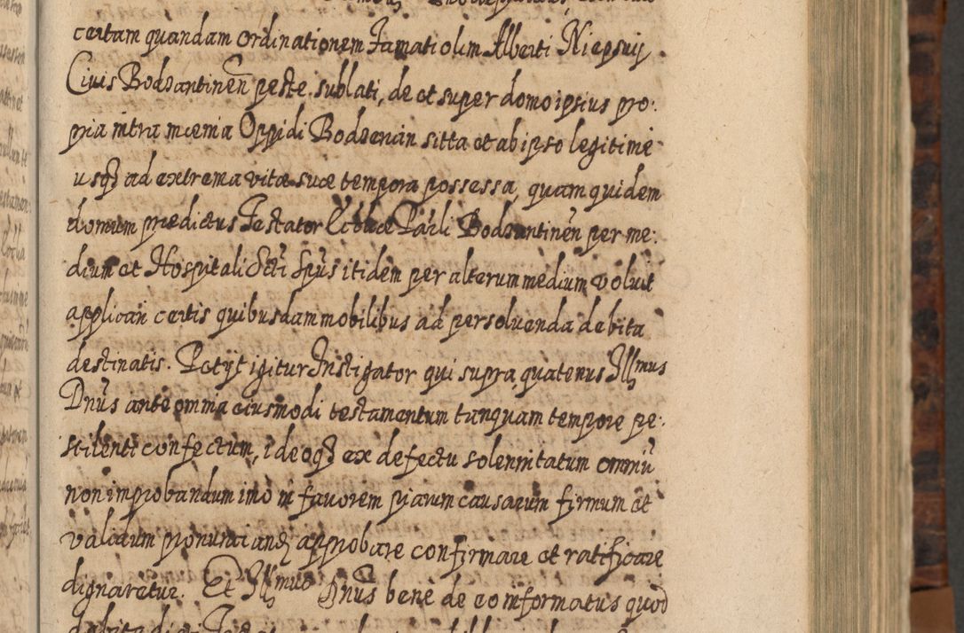 Zdjęcie nr 142 dla obiektu archiwalnego: Acta actorum, causarum spiritualium, civilium, criminalium, obligationum, quietationum, inscpritionum, cessionum, decimarum, testamentorum R. D. Martini Szyszkowski, episcopi Cracoviensis, ducis Severiensis in annis 1624 - 1626. Tomus tertius.
