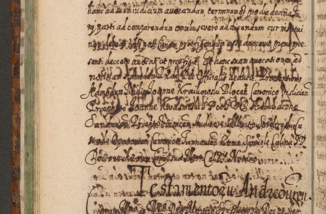 Zdjęcie nr 139 dla obiektu archiwalnego: Acta actorum, causarum spiritualium, civilium, criminalium, obligationum, quietationum, inscpritionum, cessionum, decimarum, testamentorum R. D. Martini Szyszkowski, episcopi Cracoviensis, ducis Severiensis in annis 1624 - 1626. Tomus tertius.