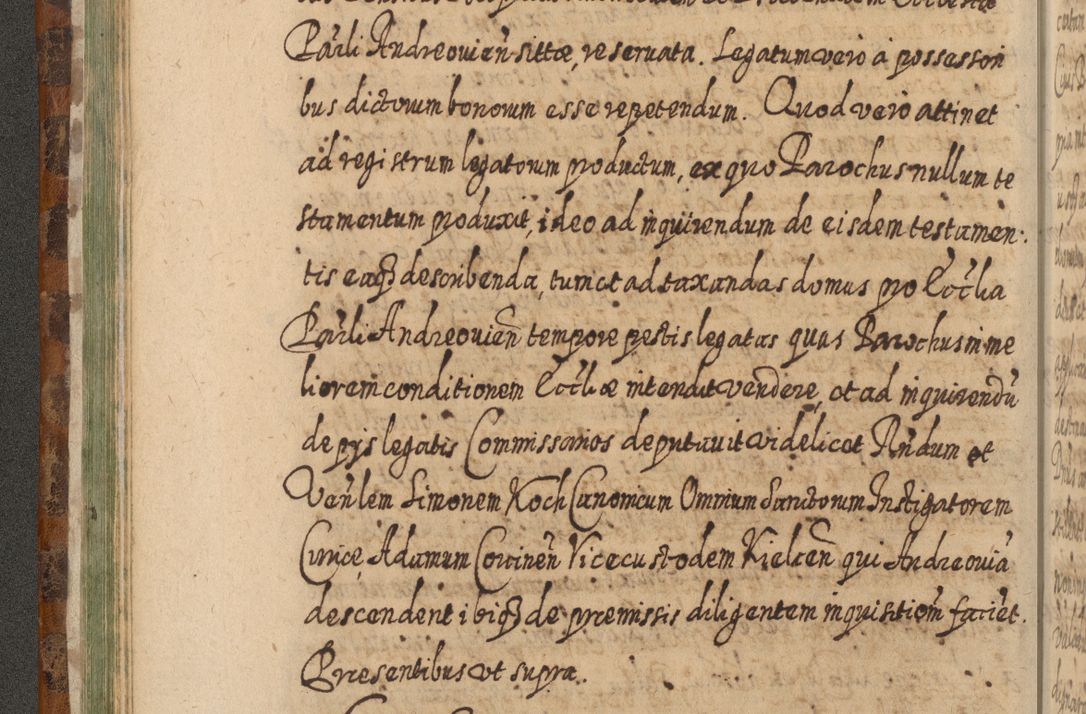Zdjęcie nr 141 dla obiektu archiwalnego: Acta actorum, causarum spiritualium, civilium, criminalium, obligationum, quietationum, inscpritionum, cessionum, decimarum, testamentorum R. D. Martini Szyszkowski, episcopi Cracoviensis, ducis Severiensis in annis 1624 - 1626. Tomus tertius.