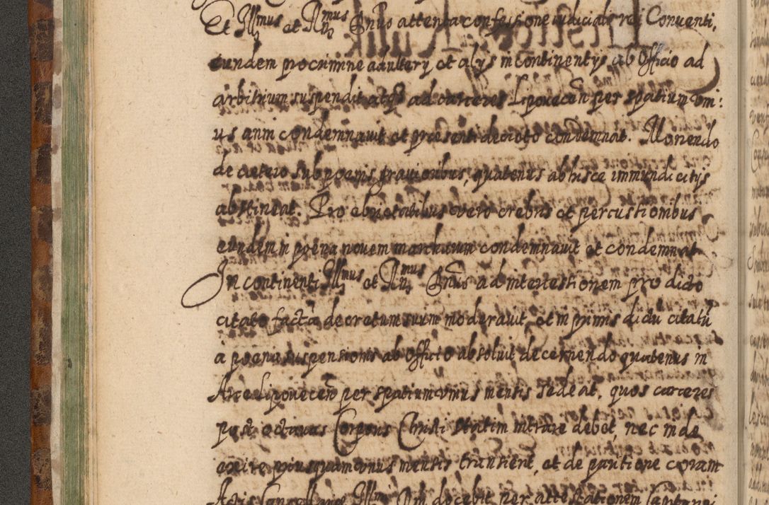Zdjęcie nr 135 dla obiektu archiwalnego: Acta actorum, causarum spiritualium, civilium, criminalium, obligationum, quietationum, inscpritionum, cessionum, decimarum, testamentorum R. D. Martini Szyszkowski, episcopi Cracoviensis, ducis Severiensis in annis 1624 - 1626. Tomus tertius.