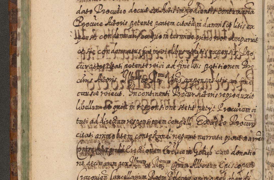 Zdjęcie nr 129 dla obiektu archiwalnego: Acta actorum, causarum spiritualium, civilium, criminalium, obligationum, quietationum, inscpritionum, cessionum, decimarum, testamentorum R. D. Martini Szyszkowski, episcopi Cracoviensis, ducis Severiensis in annis 1624 - 1626. Tomus tertius.