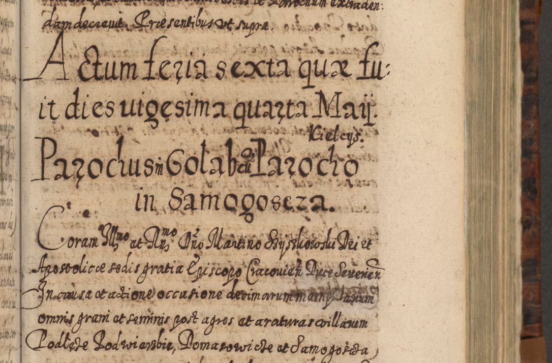 Zdjęcie nr 128 dla obiektu archiwalnego: Acta actorum, causarum spiritualium, civilium, criminalium, obligationum, quietationum, inscpritionum, cessionum, decimarum, testamentorum R. D. Martini Szyszkowski, episcopi Cracoviensis, ducis Severiensis in annis 1624 - 1626. Tomus tertius.