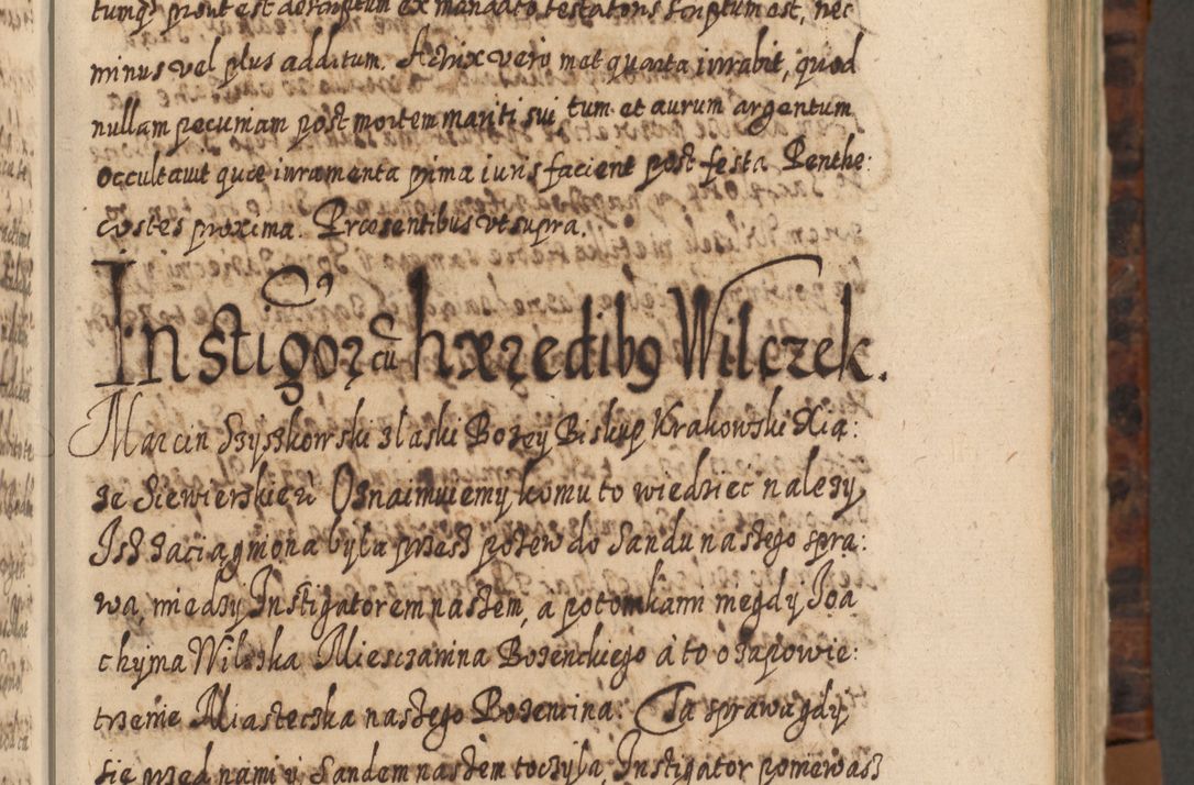 Zdjęcie nr 114 dla obiektu archiwalnego: Acta actorum, causarum spiritualium, civilium, criminalium, obligationum, quietationum, inscpritionum, cessionum, decimarum, testamentorum R. D. Martini Szyszkowski, episcopi Cracoviensis, ducis Severiensis in annis 1624 - 1626. Tomus tertius.