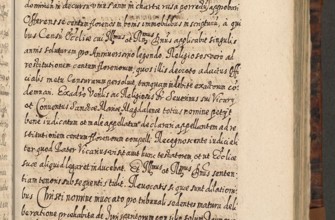Zdjęcie nr 108 dla obiektu archiwalnego: Acta actorum, causarum spiritualium, civilium, criminalium, obligationum, quietationum, inscpritionum, cessionum, decimarum, testamentorum R. D. Martini Szyszkowski, episcopi Cracoviensis, ducis Severiensis in annis 1624 - 1626. Tomus tertius.