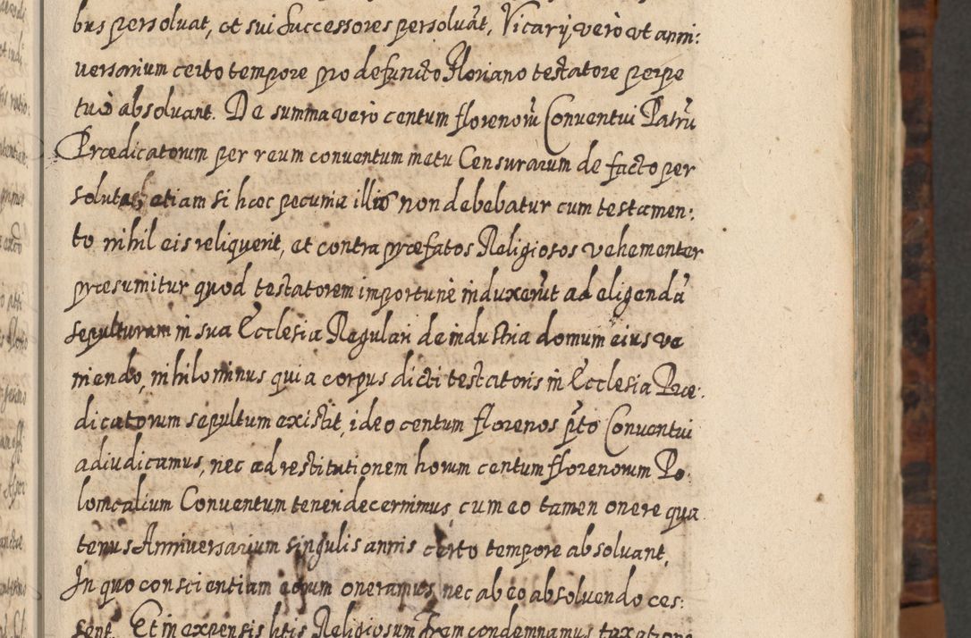Zdjęcie nr 110 dla obiektu archiwalnego: Acta actorum, causarum spiritualium, civilium, criminalium, obligationum, quietationum, inscpritionum, cessionum, decimarum, testamentorum R. D. Martini Szyszkowski, episcopi Cracoviensis, ducis Severiensis in annis 1624 - 1626. Tomus tertius.
