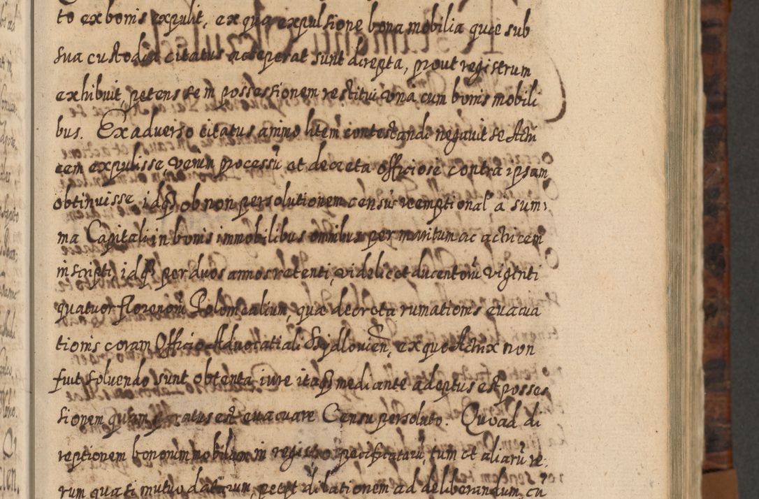 Zdjęcie nr 112 dla obiektu archiwalnego: Acta actorum, causarum spiritualium, civilium, criminalium, obligationum, quietationum, inscpritionum, cessionum, decimarum, testamentorum R. D. Martini Szyszkowski, episcopi Cracoviensis, ducis Severiensis in annis 1624 - 1626. Tomus tertius.