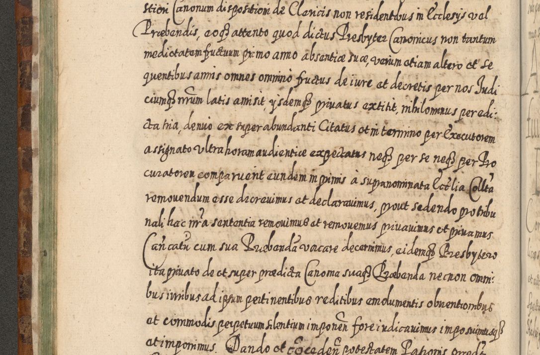 Zdjęcie nr 105 dla obiektu archiwalnego: Acta actorum, causarum spiritualium, civilium, criminalium, obligationum, quietationum, inscpritionum, cessionum, decimarum, testamentorum R. D. Martini Szyszkowski, episcopi Cracoviensis, ducis Severiensis in annis 1624 - 1626. Tomus tertius.