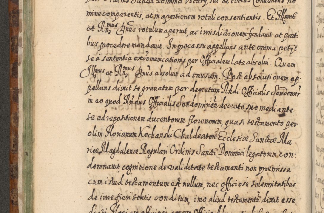 Zdjęcie nr 107 dla obiektu archiwalnego: Acta actorum, causarum spiritualium, civilium, criminalium, obligationum, quietationum, inscpritionum, cessionum, decimarum, testamentorum R. D. Martini Szyszkowski, episcopi Cracoviensis, ducis Severiensis in annis 1624 - 1626. Tomus tertius.