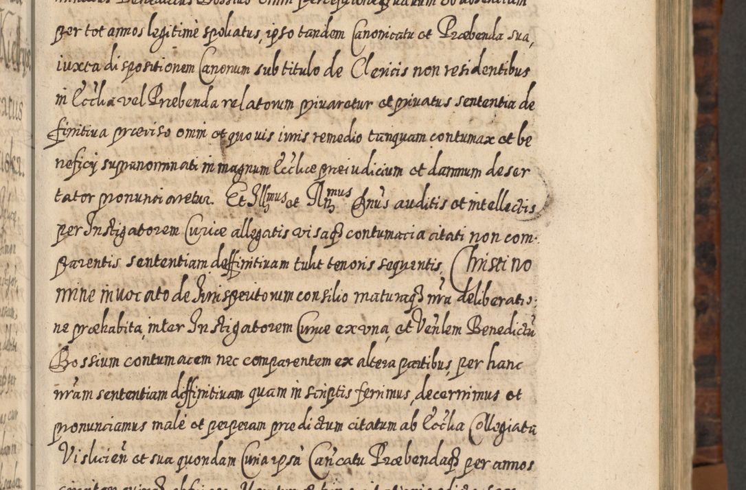 Zdjęcie nr 104 dla obiektu archiwalnego: Acta actorum, causarum spiritualium, civilium, criminalium, obligationum, quietationum, inscpritionum, cessionum, decimarum, testamentorum R. D. Martini Szyszkowski, episcopi Cracoviensis, ducis Severiensis in annis 1624 - 1626. Tomus tertius.