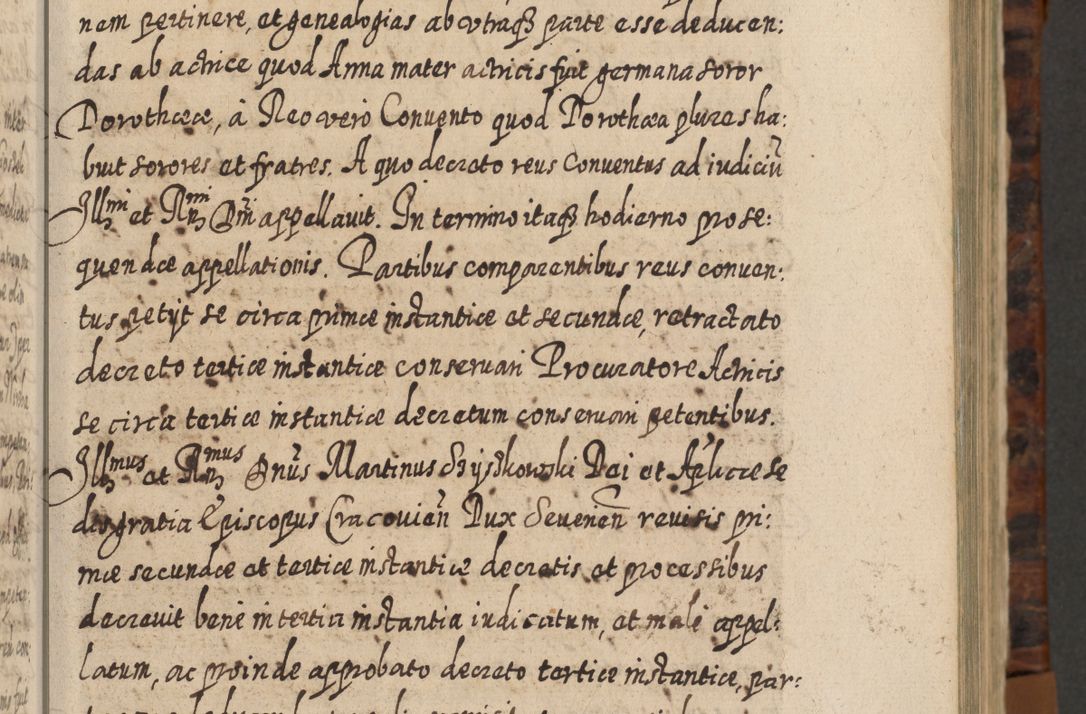 Zdjęcie nr 98 dla obiektu archiwalnego: Acta actorum, causarum spiritualium, civilium, criminalium, obligationum, quietationum, inscpritionum, cessionum, decimarum, testamentorum R. D. Martini Szyszkowski, episcopi Cracoviensis, ducis Severiensis in annis 1624 - 1626. Tomus tertius.